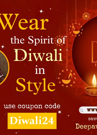 Models wearing saree from Poridheo's affordable Diwali shopping collection