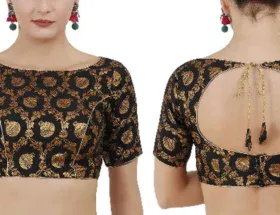 blouse boat neck designs
