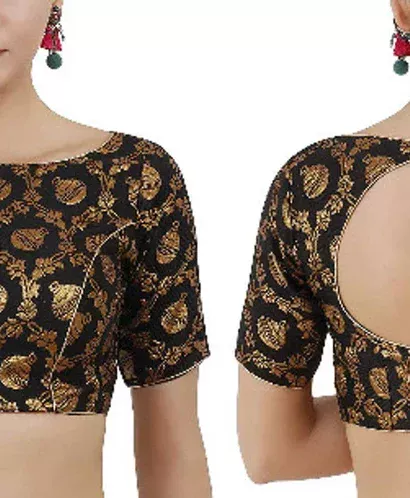 blouse boat neck designs