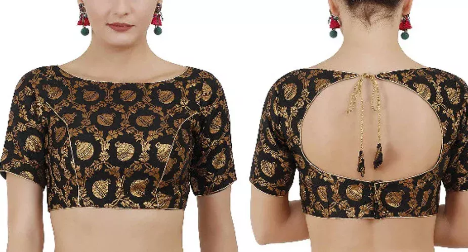 blouse boat neck designs