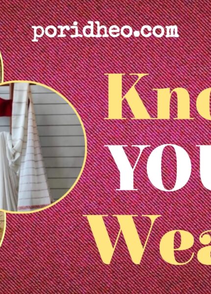 Three beautifully displayed Authentic Handloom Sarees in distinct weaves and colors, showcasing traditional Indian craftsmanship.